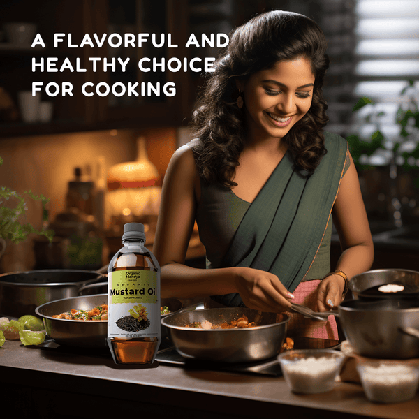 Mustard Oil Cold Pressed & Unrefined (500ml)