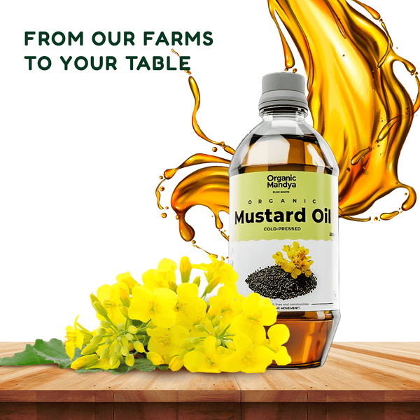 Mustard Oil Cold Pressed & Unrefined (500ml)