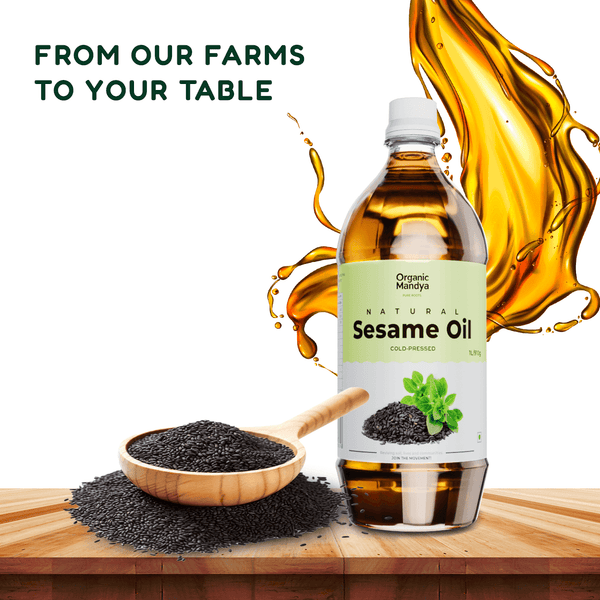 Cold Pressed Black Sesame Oil (Til / Gingelly / Nallennai)
